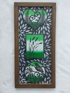 Kiwiana wall art.