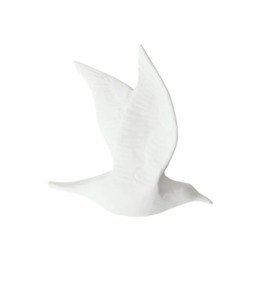 Maytime Living: Flying Birds Double Winged Closed