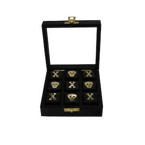 Decorative Objects: SKULLS - Noughts and Crosses
