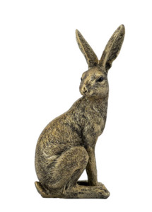 Playful Gold Rabbits