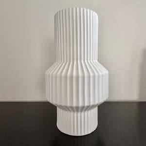 Gifts For Her: Fluted Sculptural Vases