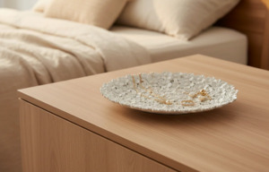 Matte White Petal Trinket Dish