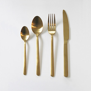 Products: Gold Cutlery Dessert Spoon Major & Minor