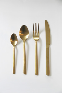 Products: Gold Cutlery Knife - Major and Minor - Party Hire - Wedding Hire Wanaka Luxury Wedding Hire Wanaka and Queenstown Central Otago
