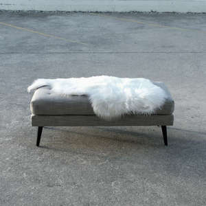 Products: Sheepskin Rug White faux fur Major and Minor Wedding and Party Hire Lounge furniture and wedding decor hire Wanaka New Zealand