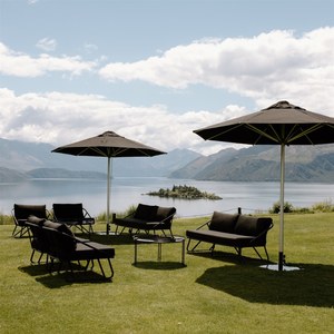 Products: Black Outdoor Package Lounging Major and Minor Hire Wanaka