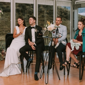Products: Hairpin Bar Leaner - Tables - Wedding Hire Queenstown & Wanaka