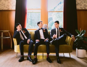 Products: Hudson Velvet Couch - Wedding Furniture - Wanaka Hire