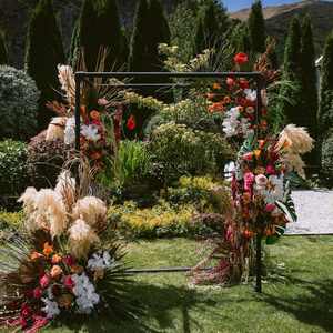 Products: Industrial Wedding Arch - Wanaka Wedding Hire - Major and Minor
