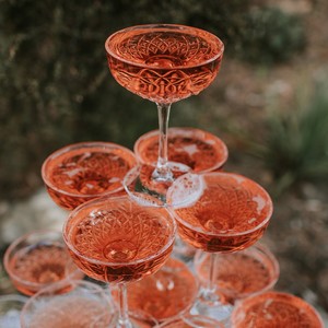 Products: Cut Glass Coup Glassware Wedding Hire Wanaka Weddings