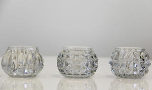 Products: cut glass tea light - tealight candle holder - wedding hire wanaka