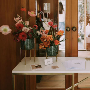 Emerald Pot Vase Decor Wedding Hire Events and Weddings Wanaka