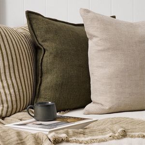 Products: Flaxmill Cushion Moss Soft Furnishings Wanaka Wedding Hire