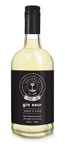 cocktail: Cocktail Club Range - Gin Sour 700ml x6 Bottles 17% ALC