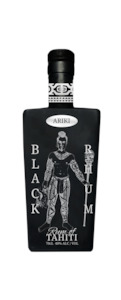 Rum 1: Ariki Black Rum of Tahiti 700ml x6 Bottles 40% ALC/VOL.