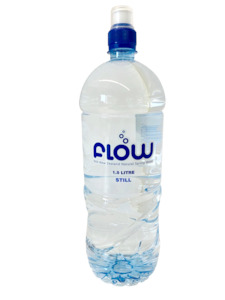Non Alcoholic 1: Flow Water Still 1.5L Sipper Bottles x 8 pack