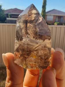 Smoky Garden Quartz Point