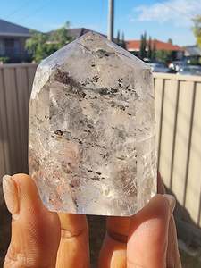 Whats New 1: Quartz Point with Lepidochrosite