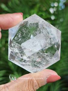 Carvings: Clear Quartz Faceted Freeshape