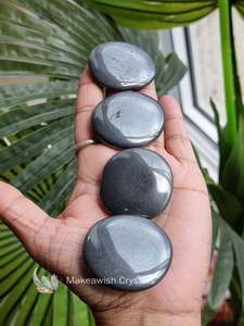 Crystals Flat Polished Stones: Hematite Flat Stone
