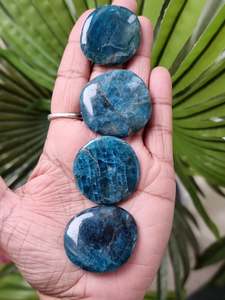 Blue Apatite Flat Stone