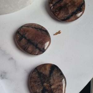 Crystals Flat Polished Stones: Chasiolite Flatstone