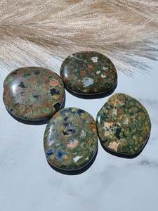 Crystals Flat Polished Stones: Rhyolite Jasper Flat Stone
