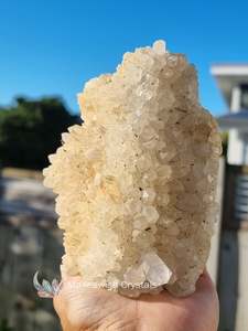 Crystals Freeform: Clear Quartz Cluster Standing