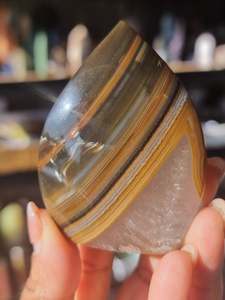 Crystals Freeform: Banded Agate Freeform