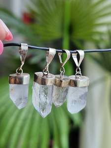 Clear Quartz Cap Pendant