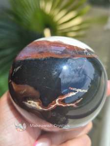 Crystals Spheres: Sardonyx Sphere Brazil