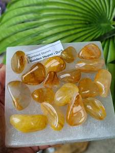 Crystals Tumbles: Golden Healer Quartz Tumble