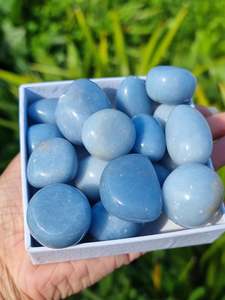 Crystals Tumbles: Angelite Polished Tumble