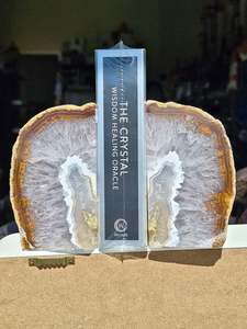 Crystals Agate: Natural Agate Bookends