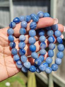 Jewellery Bracelets Amp Rings: Blue Quartz Tumble Bracelet