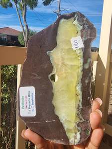 Prehnite Rough Slab