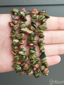 Sale: Unakite Chip Bracelet