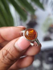 Jewellery Bracelets Amp Rings: Baltic Amber Ring