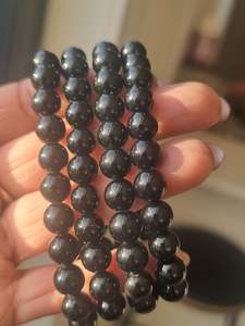 Whats New 1: Black Obsidian Bracelet
