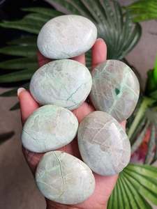 Whats New 1: Green Moonstone Palm Stone