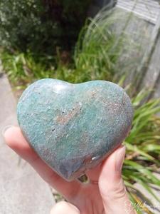 Crystals Hearts Pyramids: Fuchsite Heart