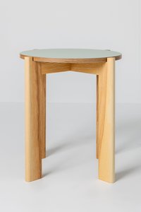 Recessed Ash Side Table - Pohukukawa - MAKE Furniture Plywood Kitchens