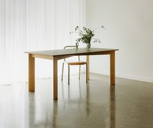 Plywood and Ash Dining Table - MAKE Furniture Plywood Kitchens