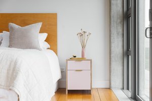 Products: The Fold - Blush Pink - MAKE Furniture Plywood Kitchens