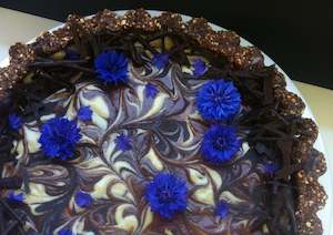 Food: Chocolate Vanilla Mousse Tart