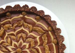 Chocolate Caramel Mousse Tart