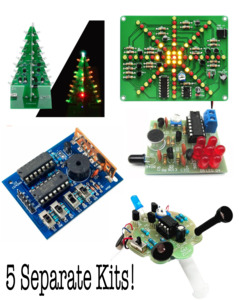 Electronic Kits: Kits of Kits - 5 Small Electronics Kits
