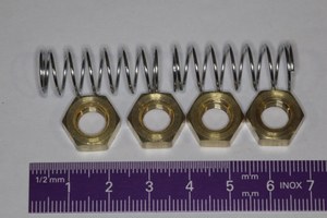Spring and Nut Set for Prusa-Mendel Z-Axis - MAKERshop NZ