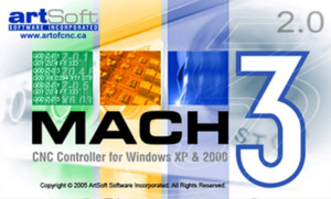 Mach3 CNC control software by Artsoft