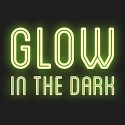 Glow in the dark HTV iron-on